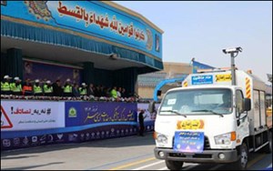 رونمایی از ۱۰۰ دستگاه ماشینآلات جدید گشت راهداری