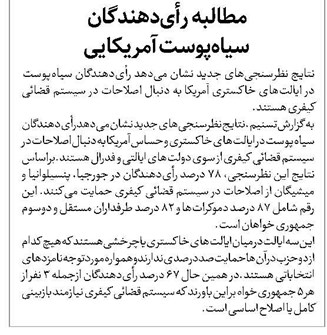 مطالبه رأیدهندگان سیاهپوست آمریکایی