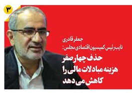 حذف چهار صفر هزینه مبادلات مالی را کاهش میدهد