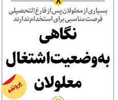 نگاهی به وضعیت اشتغال معلولان