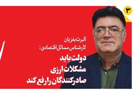 دولت باید مشکلات ارزی صادرکنندگان را رفع کند