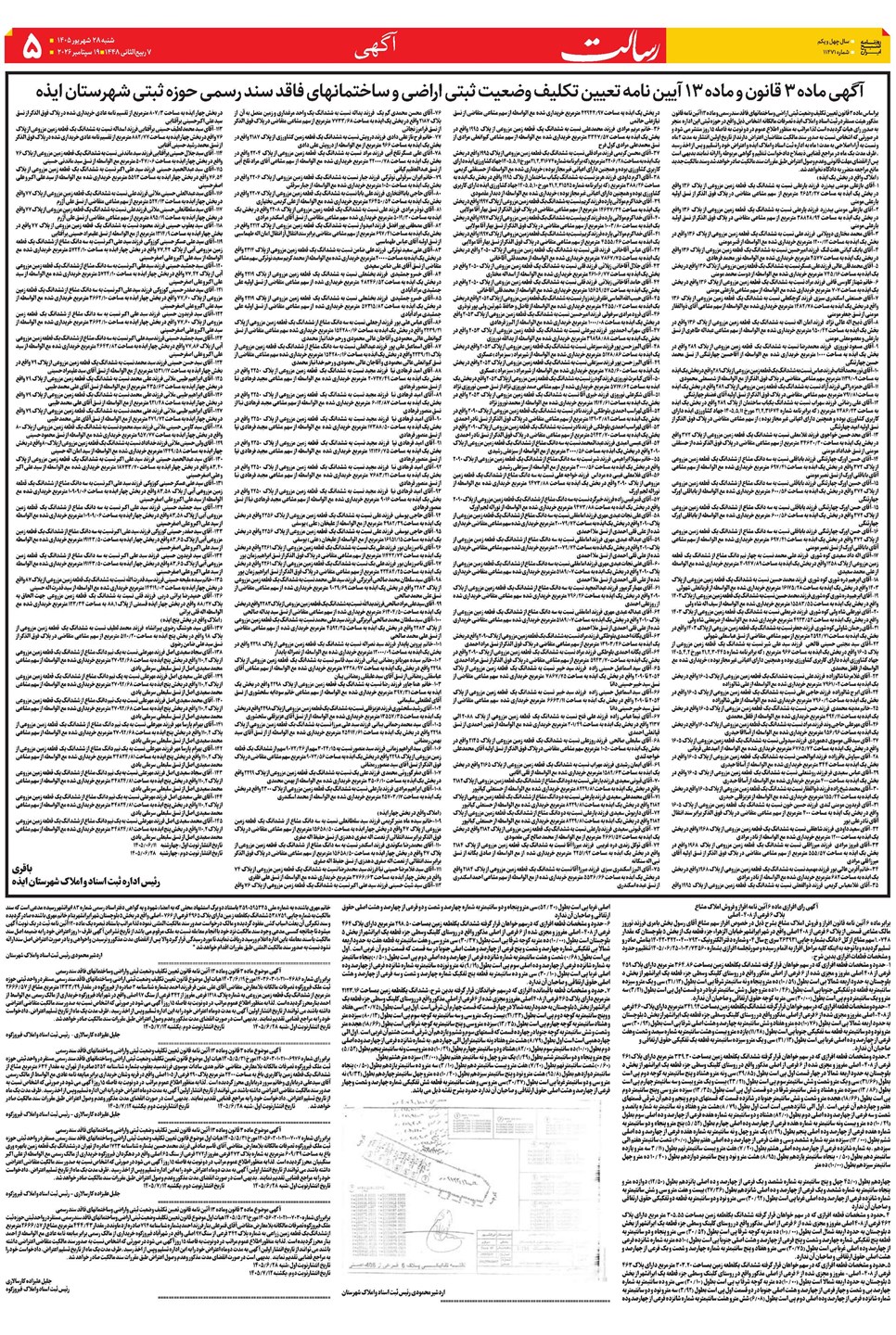 روزنامه تاریخ ۲۸ شهریور ۱۴۰۵